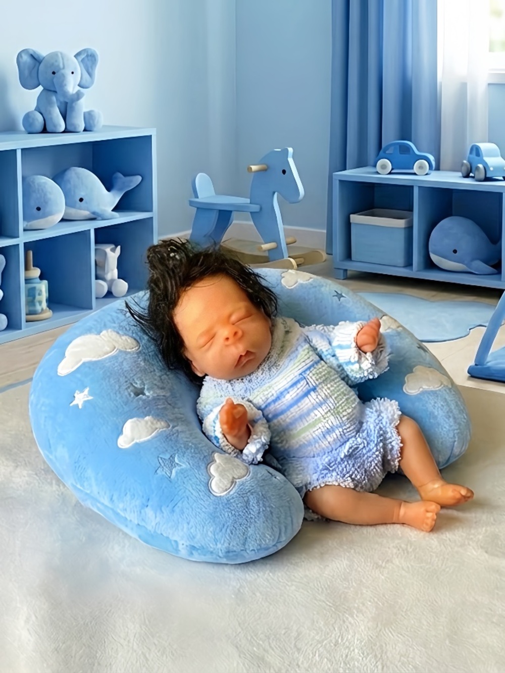 Miniature Polymer Clay Baby Doll